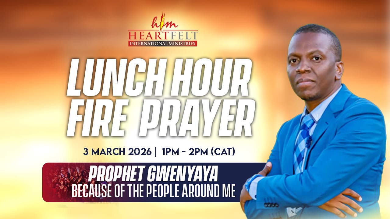 Because Of The People Around Me |  Prophet Gwenyaya | LUNCH HOUR FIRE PRAYER