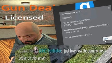 GETTING BANNED ON GMOD DARK RP
