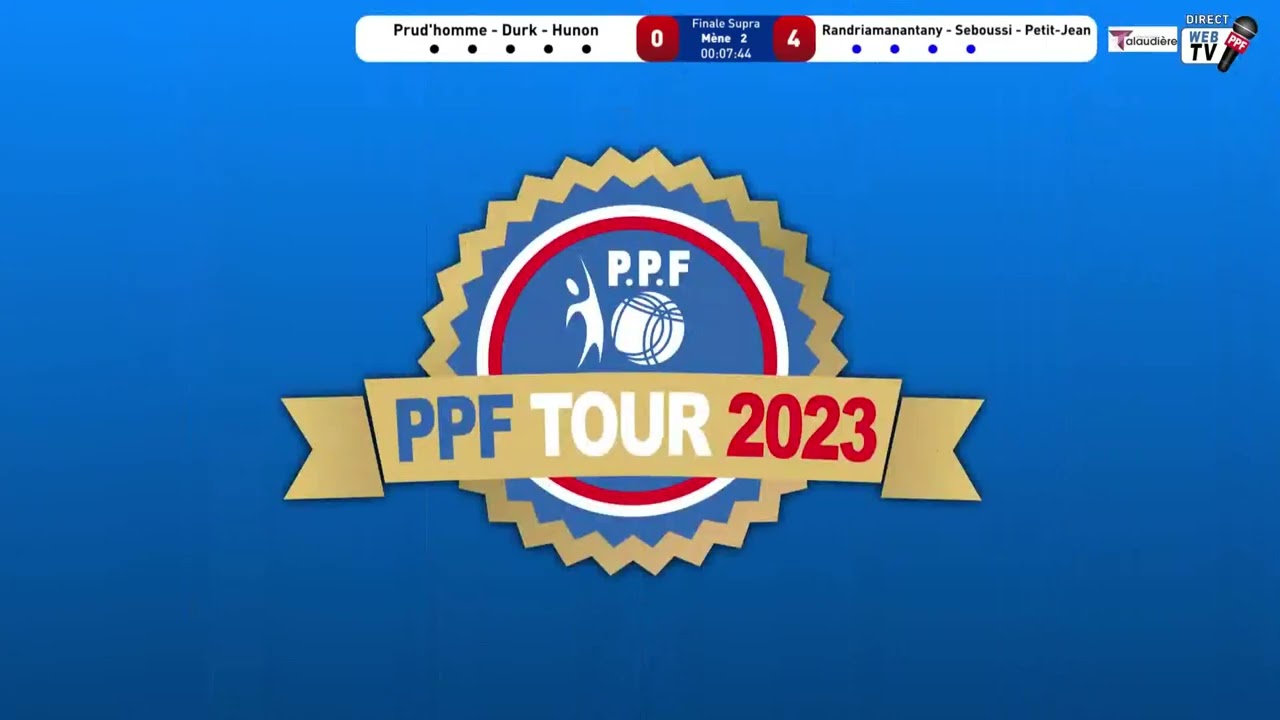 Miniature : PPF Tour 2023 La Talaudière Supranational Finale Equipe DURK contre équipe SEBOUSSI