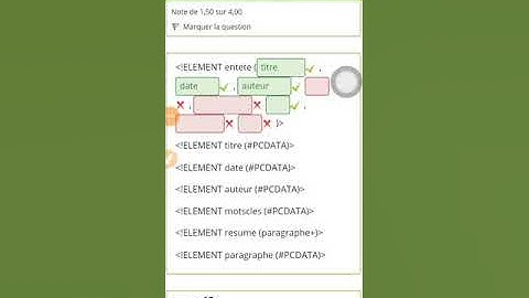 Correction du devoir  2 &3 de XML à l