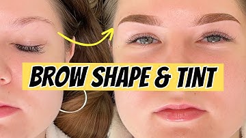 WOW Brow Transformation Step by Step⎥Bronsun Brow Tint Tutorial