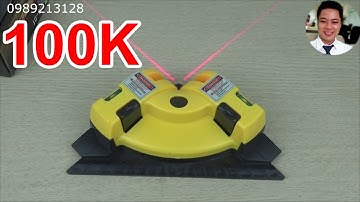 Thước ke góc vuông Laser, máy đo góc vuông 90 độ bằng tia Laser đa năng SADA