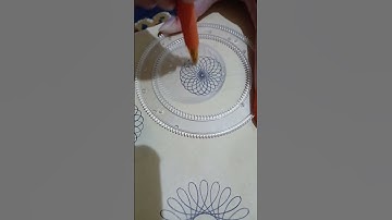 Mesmerizing Spirograph Art for 2025 New Year | 1M+ Views Visual Magic #Shorts