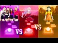 Blackpink vs 2 Phut hon vs Squid Game - Tiles Hop EDM Rush