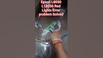 Epson L8050 L18050 Red Lights Error problem Solved#epson #service #printersupportsoftware