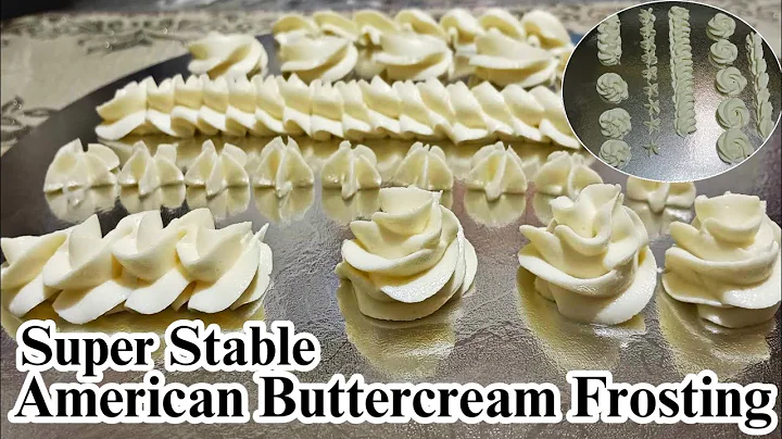 How to make super stable American Buttercream Frosting / Super easy