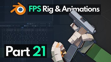 Blender FPS Rigging & Animation Tutorial - Part 21 - Creating the Reload Animation