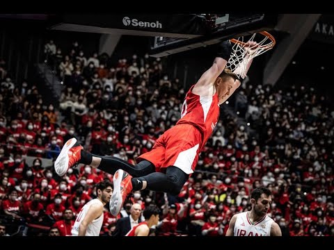 ジョシュ・ホーキンソン Josh Hawkinson - 2023 FIBA Basketball World Cup 2023 Asian Qualifiers Highlights (JPN)