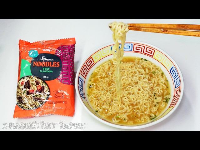No.7921 Coop (Sweden) Taste of Asia Noodles Beef Flavour