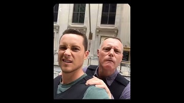 Jay halstead with hank, Matt and Wallace #chicagopd #funny #jayhalstead #onechicago #viral #shorts