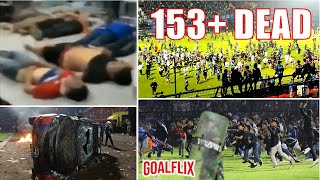 Indonesia Football Stampede - All Footage | AT LEAST 153 DEAD 😭 sepak bola indonesia