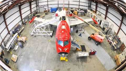 Engine Icing Aircraft Time-Lapse