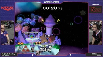 WTFOX 2: SSBM Singles - Fox | MVG | Mew2King (Sheik) vs COG | Wizzrobe (Falcon) - Losers Semis