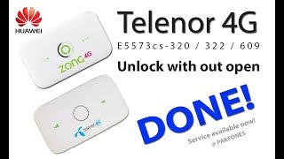 Telenor 4G Device unlock without open