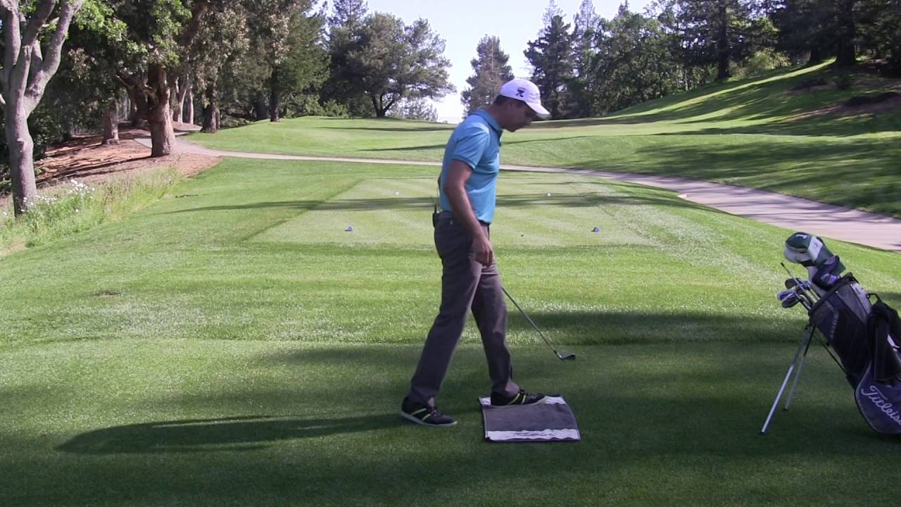 Use the ground to help your swing path - YouTube