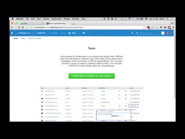 Assembla project management trial demo