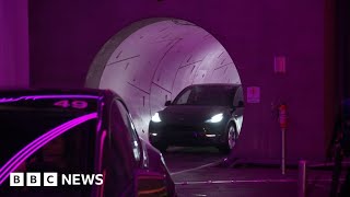 Elon Musk’s Boring Company builds tunnel to transport Teslas  BBC News