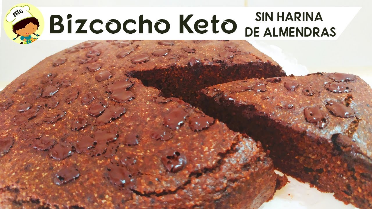 BIZCOCHO DE CHOCOLATE | KETO | CETOGENICO|Sin Gluten. - YouTube