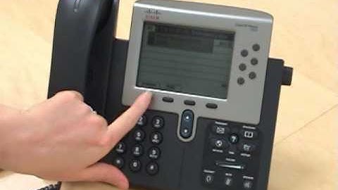 Cisco IP Phone 7962 Receiving a Call