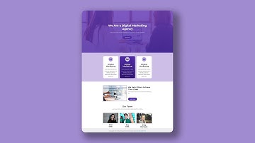 Fully Responsive Digital Agency Landing Page Website in WordPress Elementor