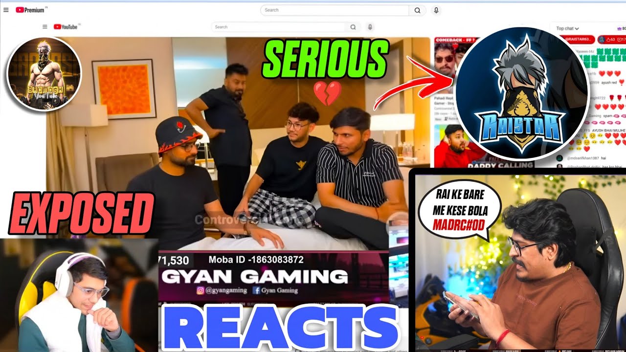 SERIOUS 😡 Gyan Gaming Reveals the Reality of YouTubers- Ungraduate Gamer Reacts | Pc vs phone
