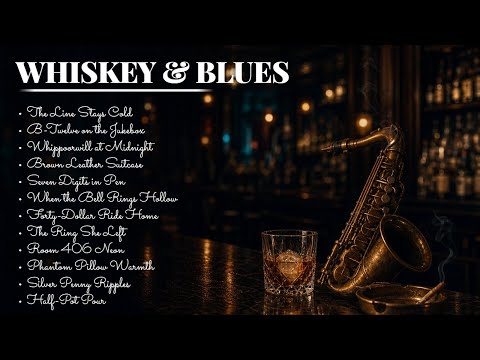 Saxophone Whiskey Blues 🎷 Slow Blues for Late Night Lounges & Lonely Brass