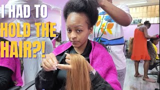 The MOST Authentic African Hair Braiding Experience Ever 😂