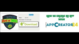 HOW TO CREATE AN ANDROID APP WITH  APP CREATOR 24 - TUTORIAL GHANA screenshot 2