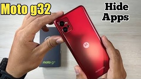 Apps Hide In Moto G32, How To Hide App In Moto G32,Moto G32 Mein Apps Hide Kaise Karen,