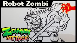 How to draw the Zombie Robot of the future How to draw the Zombie Robot of the future
