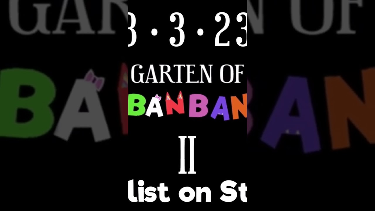 Garten of banban 2 Steam! 