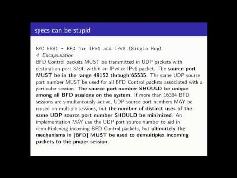 Bidirectional Forwarding Detection BFD implementation and support in OpenBSD