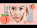 chatty grwm - easy peachy makeup