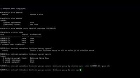 NetApp Storage Failover SFO Groups
