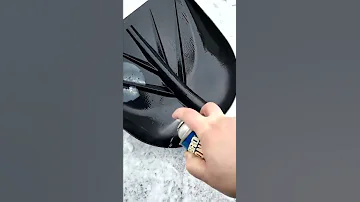 ЧТОБЫ СНЕГ НЕ НАЛИПАЛ НА ЛОПАТУ/ ЛАЙФХАК