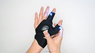 LED Flashlight Gloves Unboxing screenshot 4