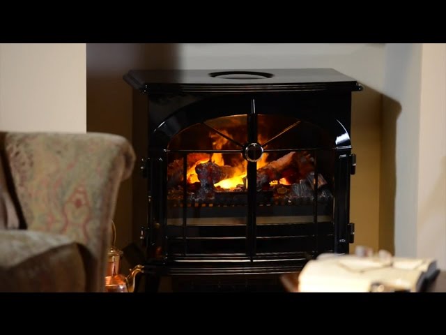 Dimplex Burgate Opti-myst Electric Stove - YouTube