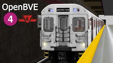 TTC Subway Line 4 Sheppard T1 | Both Ways [OpenBve 1.4.2]