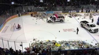 2015 London Knights annual Teddy Bear Toss!