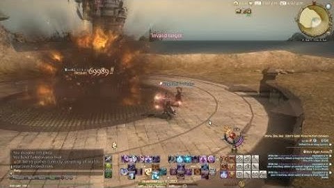 FINAL FANTASY XIV (FFXIV): Black Mage DPS rotation level 80 practice