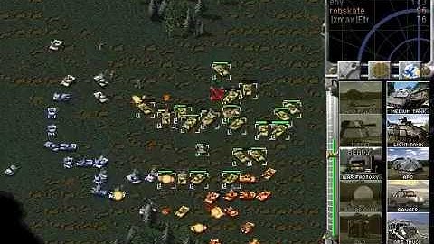 C&C Red Alert 1 - Ribbon with Ore (2 vs 2)