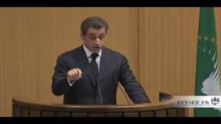 Discours 1/2: Sarkozy au Sommet de l&#39;UA (Union Africaine) 30-01-2011 Ethiopie