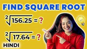 How to find square roots of decimal numbers | Easy Math Trick with Examples in Hindi #mathematics