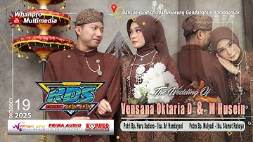 🔴LIVE : " RDS MUSIC " | Wedding Vensa & Husein | PRIMA Pro-Audio | Banyubiru, 19 Oktober 2025