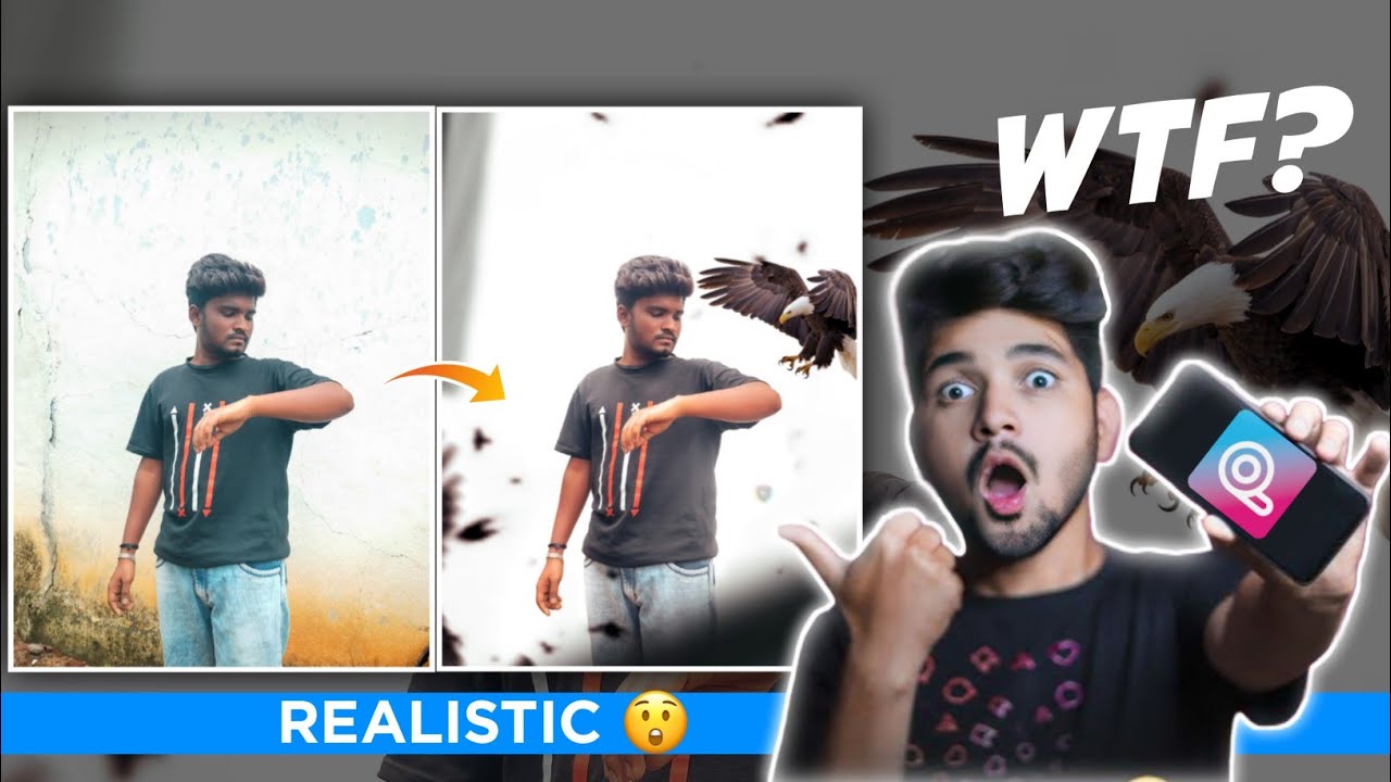 Eagle Photo Editing In Picsart|Photo Editing|Instagram Viral Photo Editing