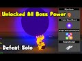 I Unlocked All Boss Power! Defeated Nine Tail Jinchuriki Solo - Anime Fighting Simulator