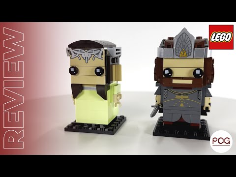 Aragorn & Arwen Brickheadz Review, Lego Set 40632
