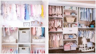 أفكار روعة لفرش غرف نوم الاطفال والدواليب great ideas for baby closet and organizing baby rooms