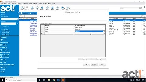 Act! Premium Training Videos - Importing and Migrating Data to Custom Tables