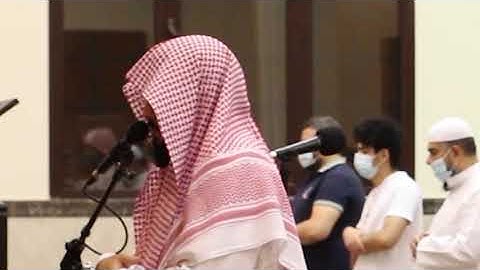 استمع كيف ختم الشيخ عبدالرحمن العويّد سورة الحجر والإسراء! لمحات نهاونديه بديعه من ليالي رمضان1442هـ
